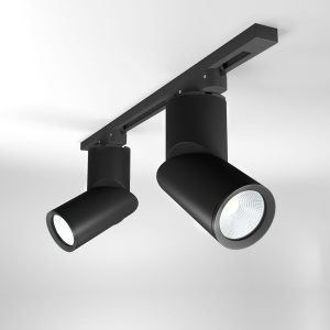 Трековый светодиодный светильник для однофазного шинопровода LTB33 Corner Черный 15W 4200K 