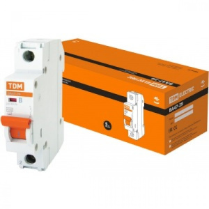 TDM ВА47-29  1Р 10А 4,5кА х-ка В