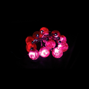 Гирлянда Шарик маленький 20 LED Розовый