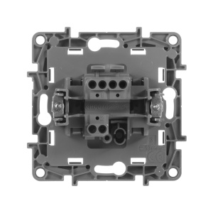 Legrand ETIKA  Выкл. 1кл. Антрацит