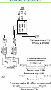 Домофон ST-M101/7 (S/SD) черный
