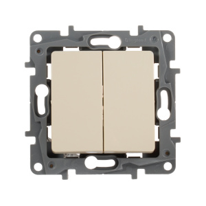 Legrand ETIKA  Выкл. 2кл. СЛНК