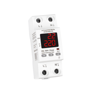Реле напряжения с ограничителем мощности RE RМ–7 kW