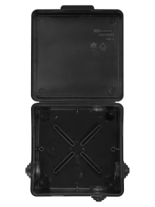 Коробка распаячная ОП 100*100*55мм ip54 8вх Черная TDM