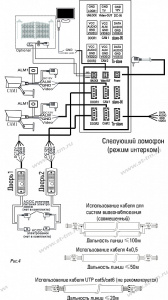 Домофон ST-M202/7 (TS/SD) черный