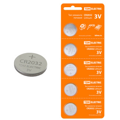 Батарейка GoPower CR2032 BL5 Lithium 3V