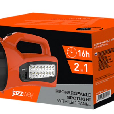 Фонарь Accu7-L19/L16-og оранж. JazzWay