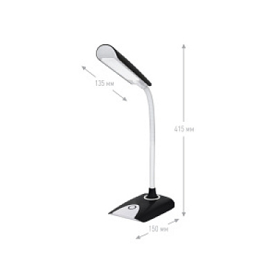 Светильник UF-712 C02 LED 6Вт черный Ultraflash